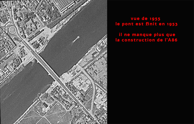 Le pont de Bezons 1953