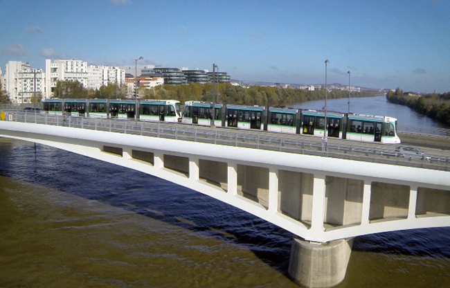 Le pont de Bezons et T2 2018 