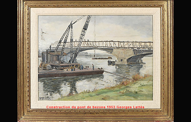 Le pont de Bezons par Lattes