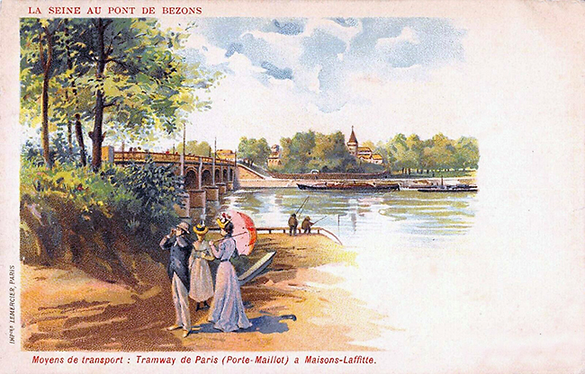 pont de Bezons 1900.