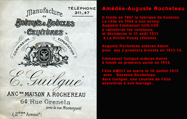 Rochereau et Guilgué boutons et ceintures