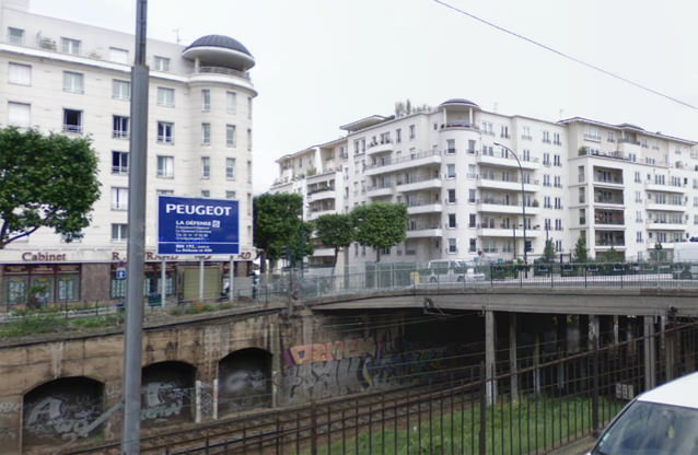 Colombes pont de la puce