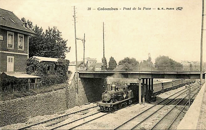 Colombes pont de la puce