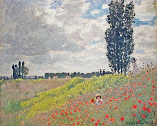 Colombes Claude Monet  La Promenade dans les prairies 