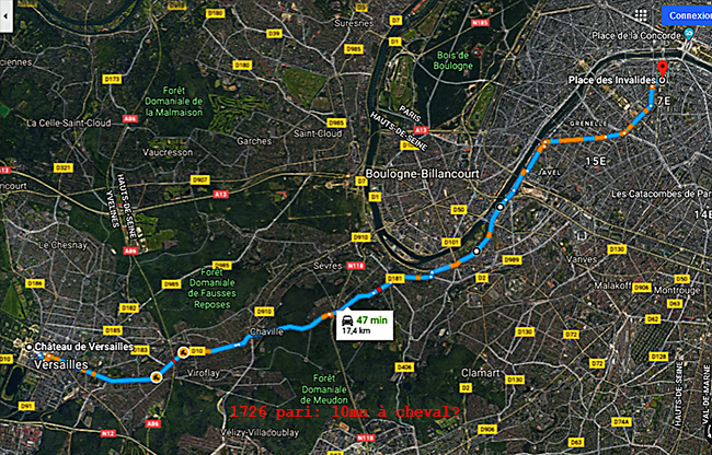 un des premiers paris hippiques Versailles-invalide.