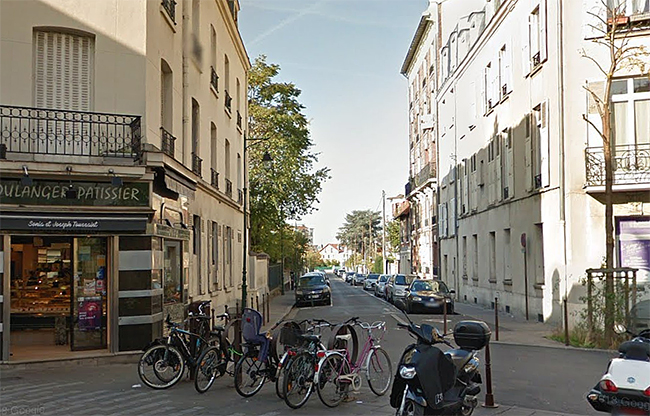 Colombes Boulevard des oiseaux actuel.