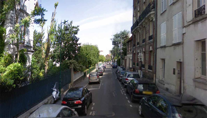 Colombes 4 Boulevard des oiseaux actuel.