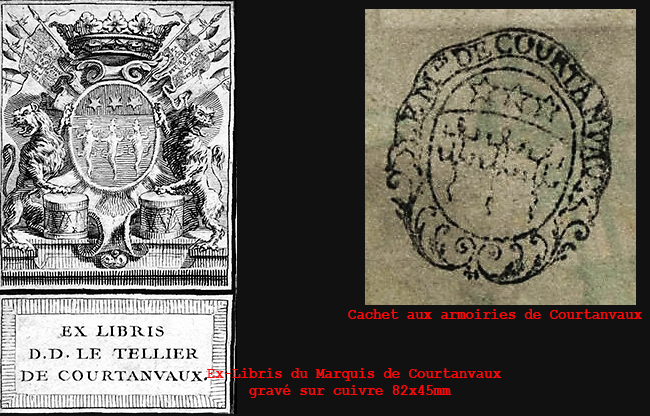 Le Marquis de Courtanvaux: son cachet. 