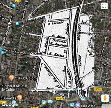 Quartier Saint Hilaire en 1900