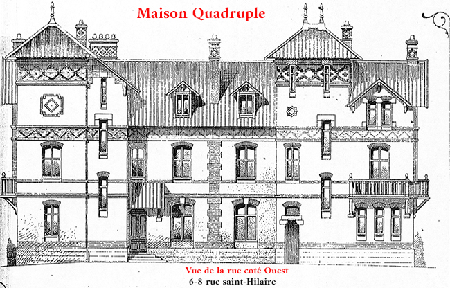 Colombes plan du 6-8 Rue Saint Hilaire