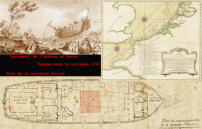 Le Marquis de Courtanvaux: plan de l'Aurore. 