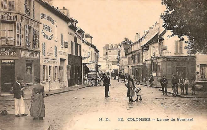 Colombes rue du Bournard, le jet d'eau