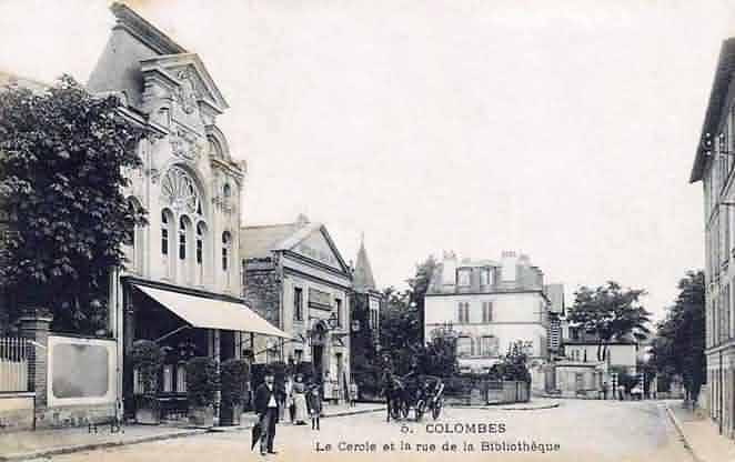 Colombes rue Julien Gallé ancienne rue de la bibliothèque