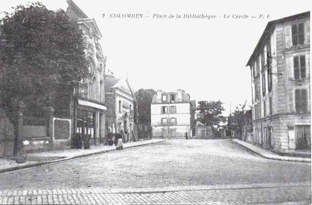 Colombes rue Julien Gallé ancienne rue de la bibliothèque