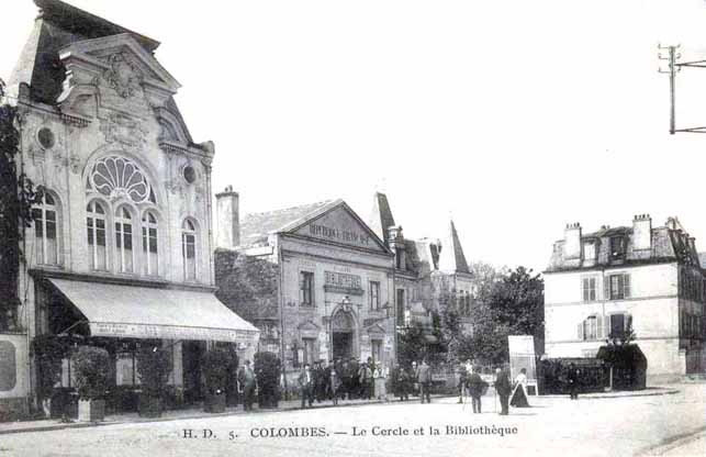 Colombes rue Julien Gallé ancienne rue de la bibliothèque