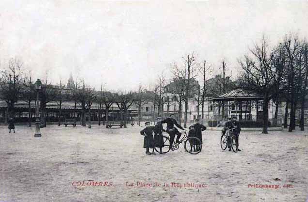 Colombes place de la république