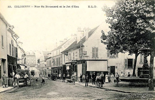 Colombes Rue du Bournard et le jet