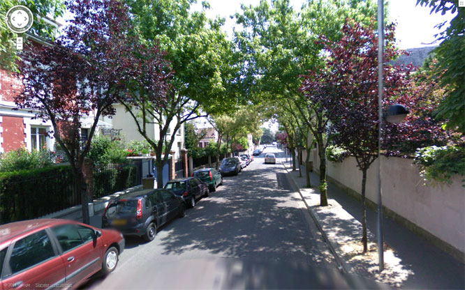 Colombes rue de la Fraternité actuelle