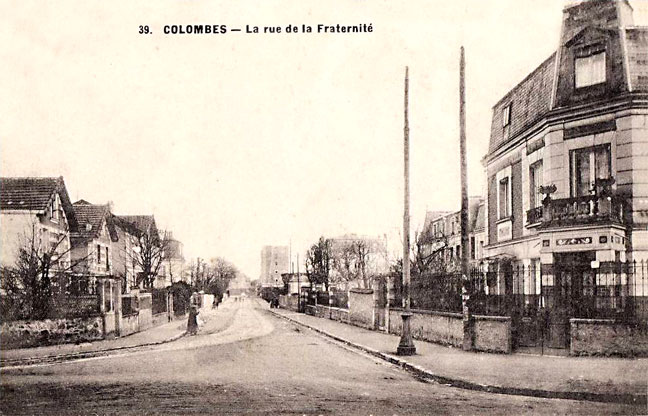 Colombes  rue de la Fraternité