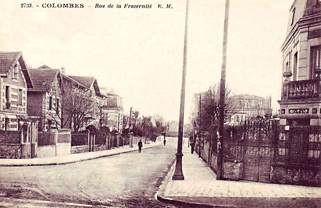 Colombes  rue de la Fraternité