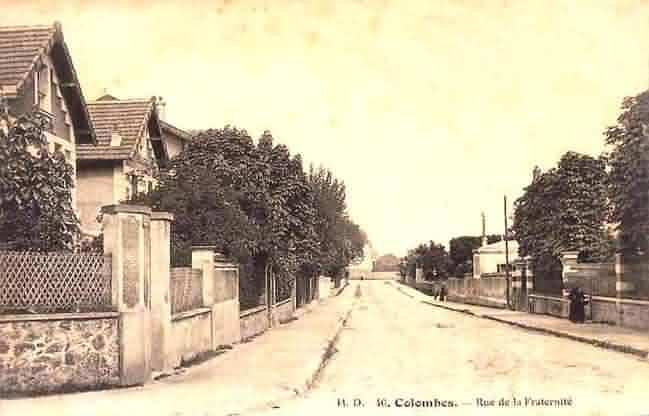 Colombes  rue de la fraternité