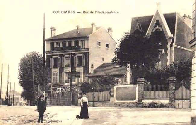Colombes rue Julien Gallé ancienne rue de la bibliothèque