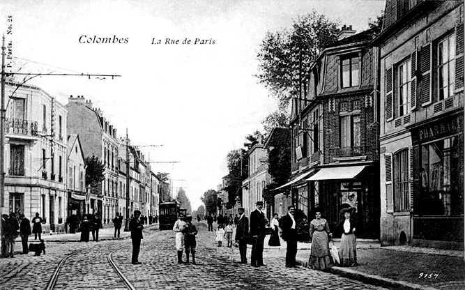 Colombes rue de Paris
