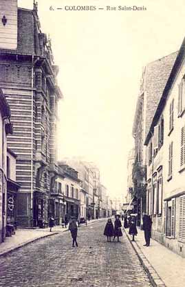 Colombes rue St Denis.