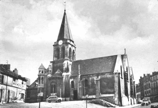 Colombes  église vue actuelle