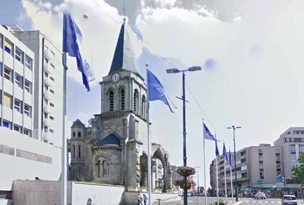 Colombes rue de Verdun  église