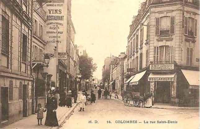 Colombes rue St Denis boulangerie 