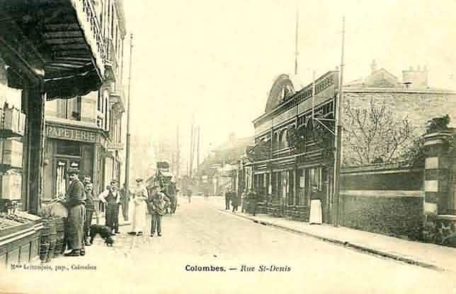 Colombes rue St Denis Brasserie du cadran