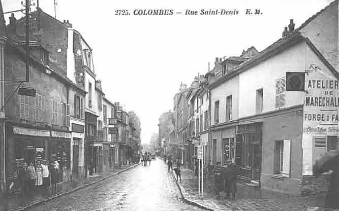 Colombes rue st Denis. Mal ferrant