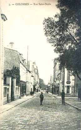 Colombes rue St Denis .