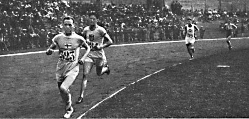Nurmi 1500m 1924 