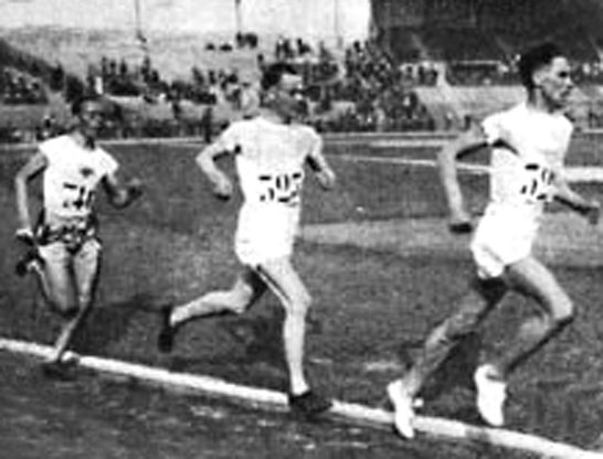 1924 5000m dernier virage