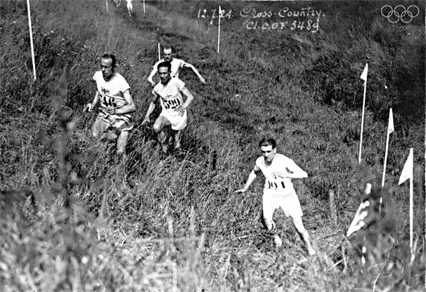 Colombes 1924 10km Cross-country la digue