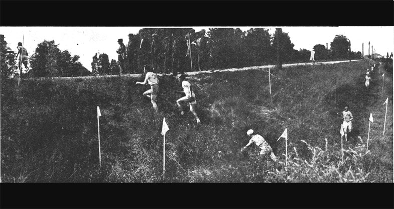 Colombes 1924 10km Cross-country la digue 