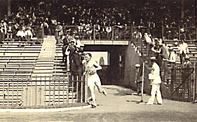 Colombes 1924 10km Cross-country entrée du stade 