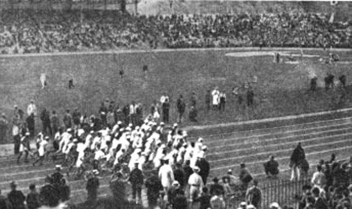 marathon 1924 départ