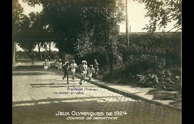 marathon 1924 voie ferrée à Cormeilles