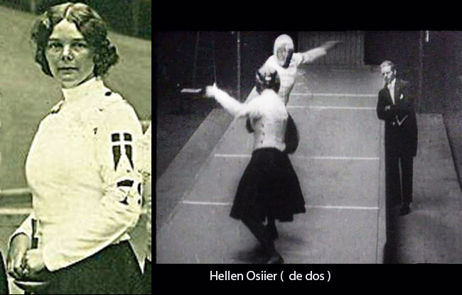 jeux  1924 fleuret  Ellen Osiier