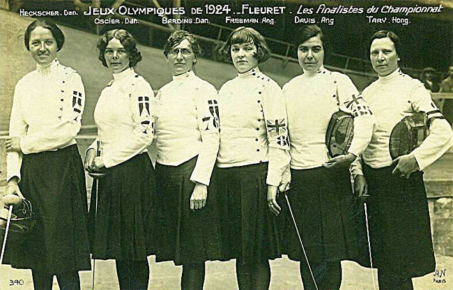 finalistes fleuret feminin 1924