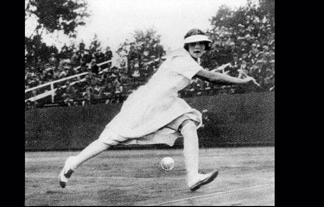 Colombes jeux 1924 :tennis Helen Wills.