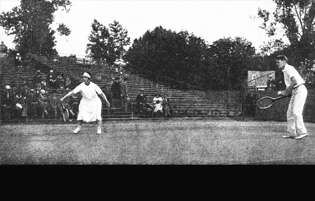 Colombes jeux 1924 : tennis Marion Jessup Vinnie Richards.