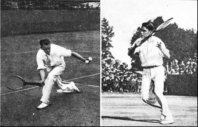 Colombes jeux 1924 :  tennis Vinnie Richards.