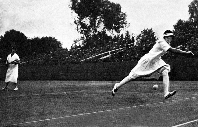 Colombes jeux 1924 :  tennis double dame.