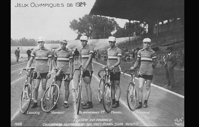 Colombes jeux 1924 : équipe france route