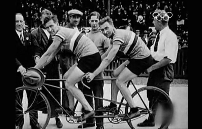 jeux 1924 tandem Cugnot et Choury