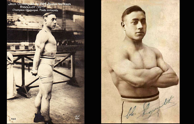 Colombes jeux 1924 :Charles RIGOULOT. 